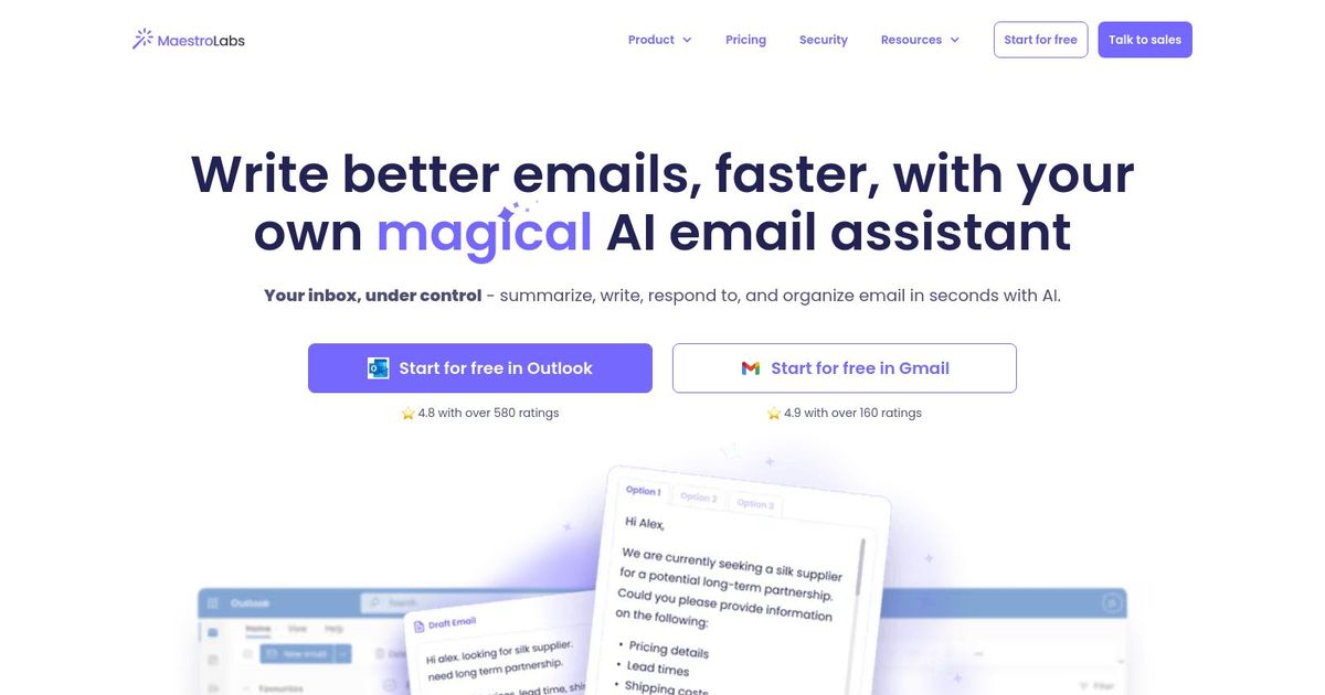 MailMaestro - screenshot