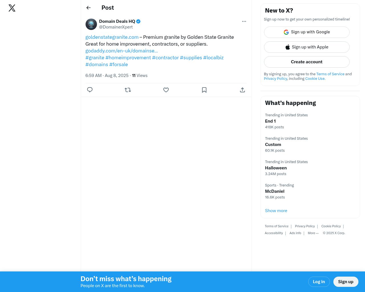 Golden State Granite Diamond Certified