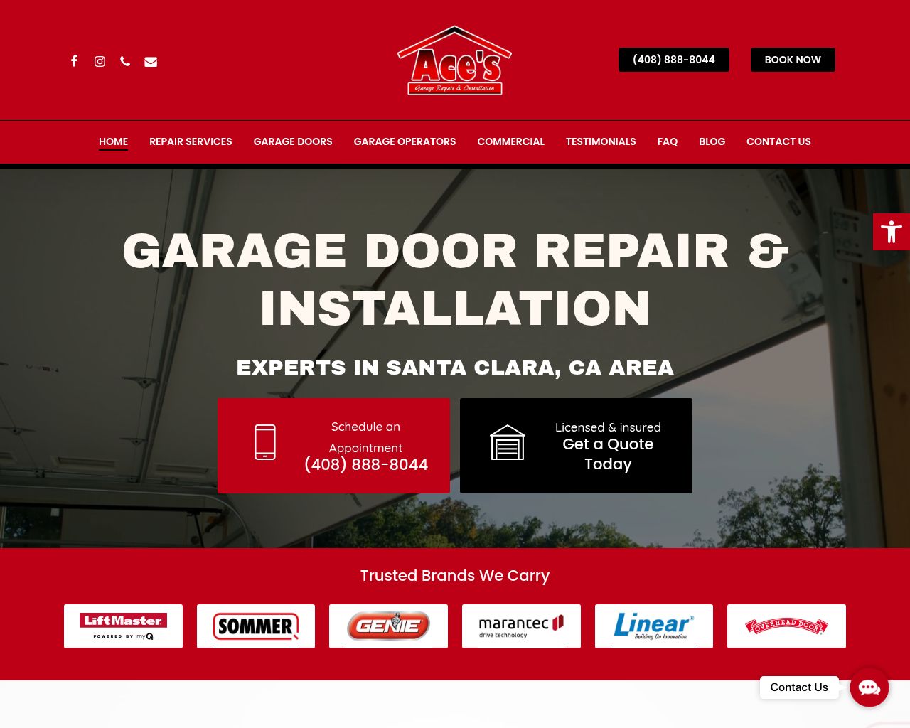 Ace S Garage Door Repair Installation Diamond Certified