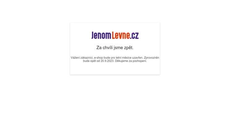 Jenomlevne.cz