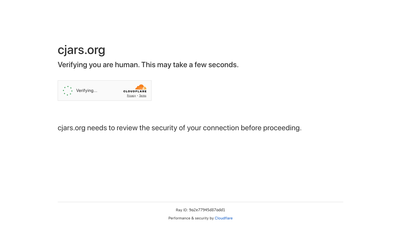 Criminal Justice Administrative Records System website