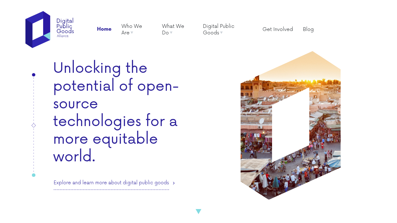 Digital Public Goods Alliance website