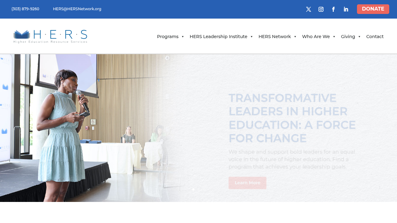 Higher Education Resource Services (HERS)