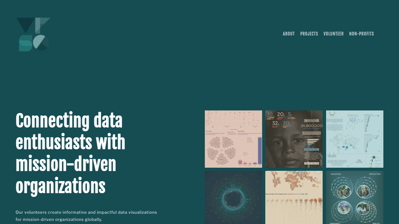 VIZ for Social Good website